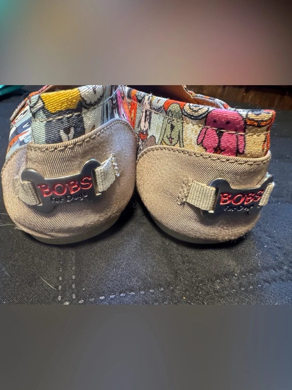 Women’s bOBS by Skechers Multicolor Dog Print Slip-On Shoes